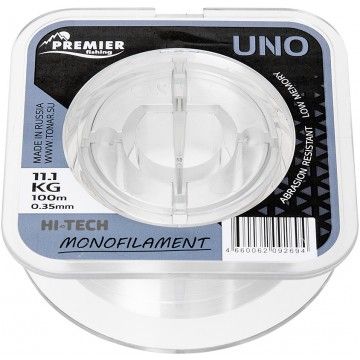 Леска UNO 0,35mm/100m Clear Nylon (PR-U-C-035-100) Premier Fishing