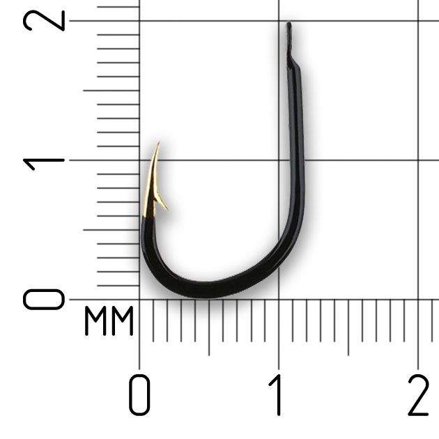 Крючки Mikado GOLDEN POINT - ISEAMA №  2 GB (с лопаткой) ( 10 шт.)