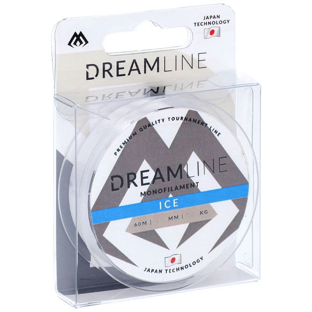 Леска зимняя Mikado DREAMLINE ICE 0,10 (60 м) - 2,06 кг.