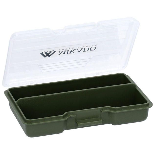 Коробочка-вкладыш Mikado UAC-CA002-H для карповых аксессуаров (10,5 х 7 х 2,5см, 2 ячейки) зелёная