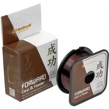 Леска FORWARD Carp & Feeder brown 0,437mm/100m Nylon (N-FСF-0437-100) Nisus