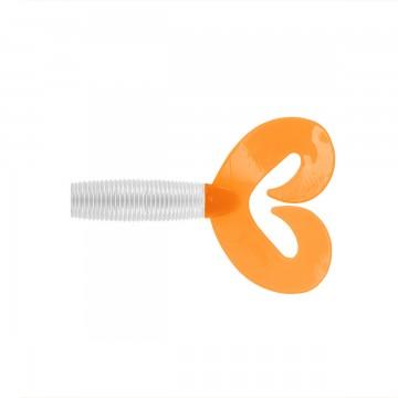 Твистер Helios Credo Double Tail 3,54"/9 см Pearl & Orange 5шт. (HS-28-019)