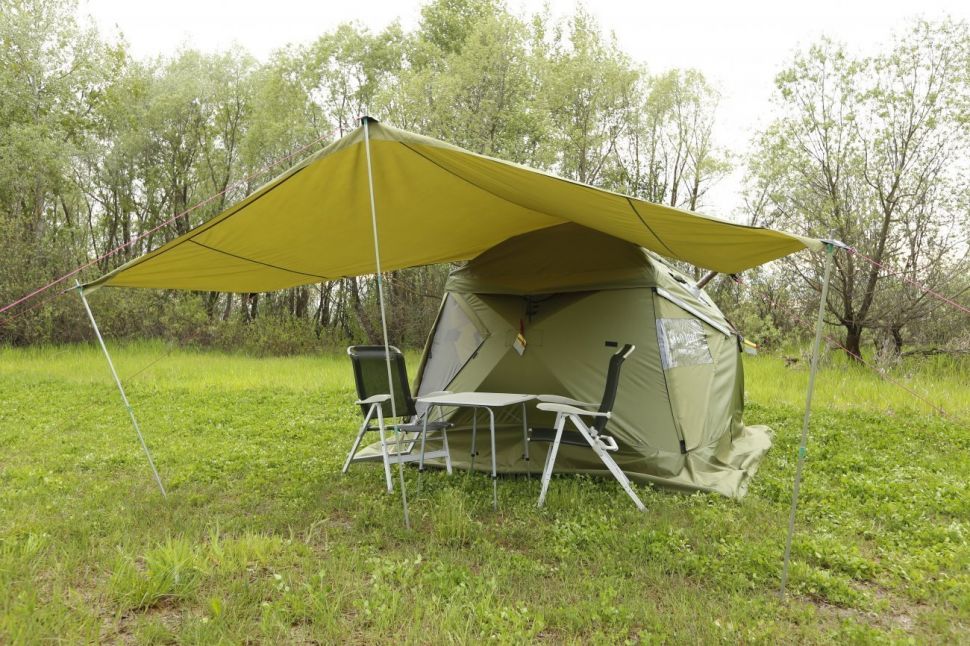 Внутренний тент легкий зимний ЛОТОС КУБ 4 (188х260х210)