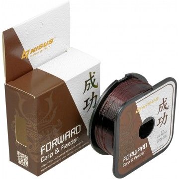 Леска FORWARD Carp & Feeder brown 0,496mm/100m Nylon (N-FСF-0496-100) Nisus