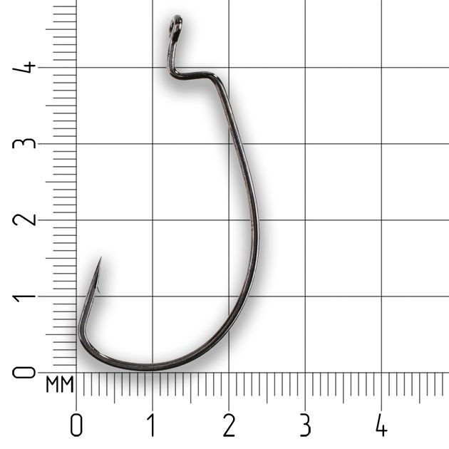 Офсетный крючок Mikado WORM 2 № 2/0   ( 5 шт.)