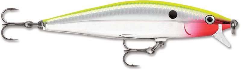 Воблер RAPALA Flat Rap 08 /CLN /плавающий/ 0,9-1,8м, 8см, 7гр