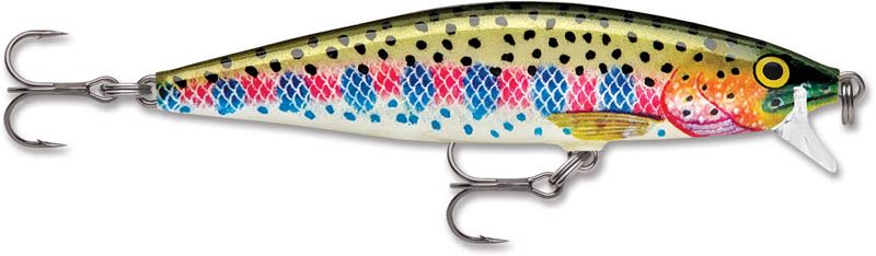 Воблер RAPALA Flat Rap 08 /RT /плавающий/ 0,9-1,8м, 8см, 7гр