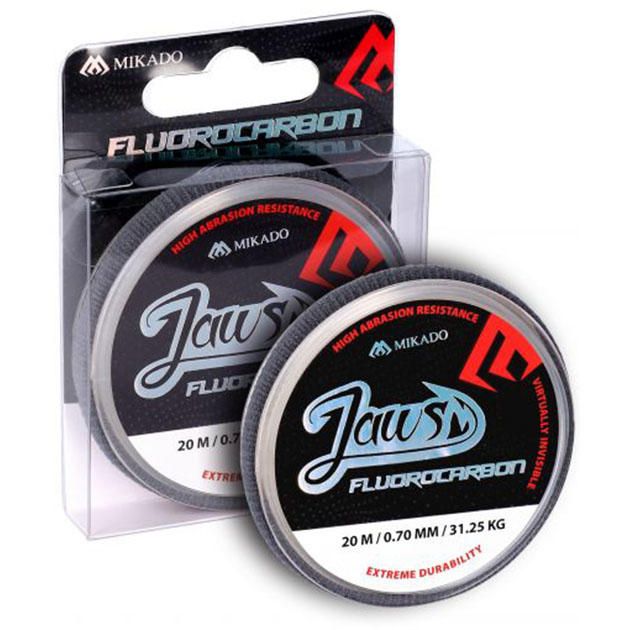 Леска флюрокарбоновая Mikado JAWS FLUOROCARBON 0,50 (20 м) - 16.55 кг.