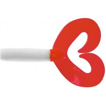 Твистер Helios Credo Double Tail 3,54"/9 см White RT 5шт. (HS-28/1-003)