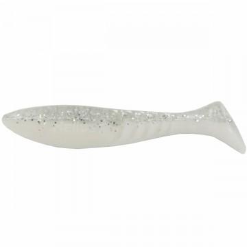 Виброхвост Helios Slash 2,64"/6,7 см White & Sparkles 10шт. (HS-19-002)