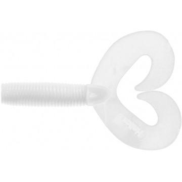 Твистер Helios Credo Double Tail 3,54"/9 см White 5шт. (HS-28-001)