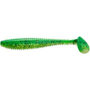 Виброхвост Shaggy 3,35"/8,5 см Green Peas 5шт. (HS-16-051) Helios