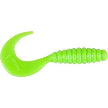 Твистер Helios Credo 2,35"/6,0 см Electric green 7шт. (HS-10-007)