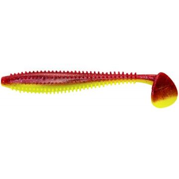 Виброхвост Shaggy 3,35"/8,5 см Red Lemon 5шт. (HS-16-050) Helios