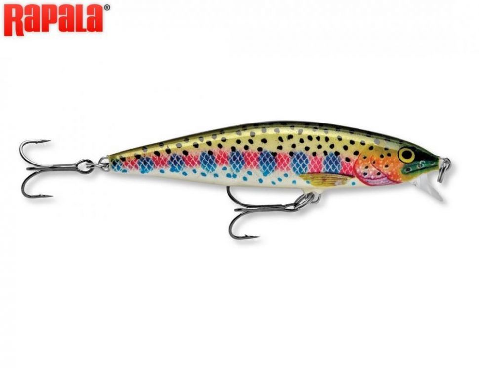 Воблер RAPALA Flat Rap 08 /YP /плавающий/ 0,9-1,8м, 8см, 7гр
