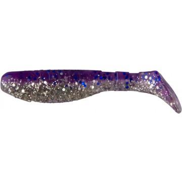 Виброхвост Helios Chubby 3,55"/9 см Silver Sparkles & Fio 5шт. (HS-4-036)