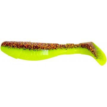 Виброхвост Chubby 3,55"/9 см Golden Lime 5шт. (HS-4-048) Helios