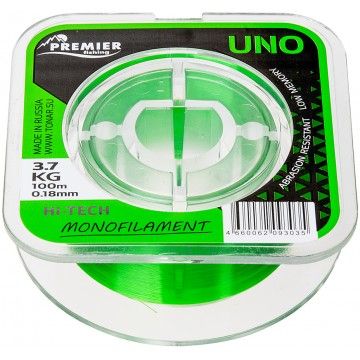 Леска UNO 0,18mm/100m Green Nylon (PR-U-G-018-100) Premier Fishing