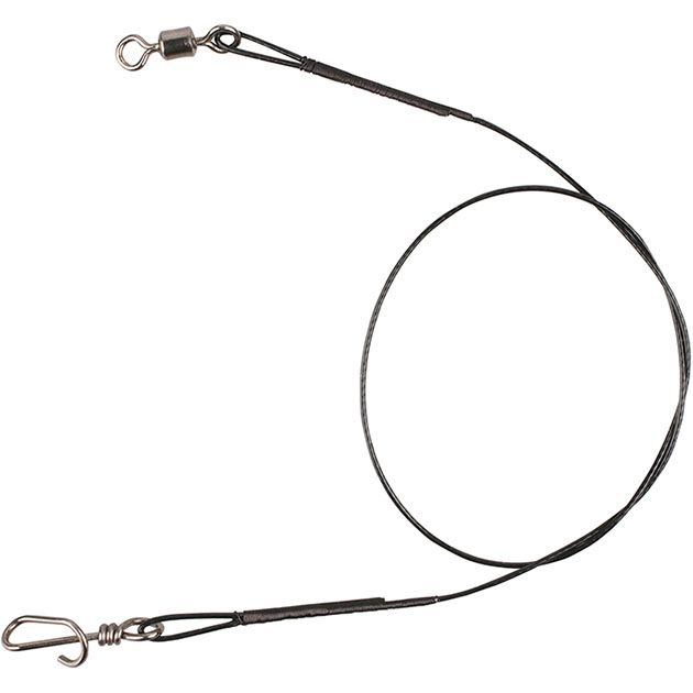 Поводок стальной Mikado JAWS SUPER STRONG 25cm/23кг.( 2 шт.)