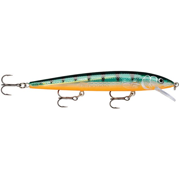 Воблер RAPALA Husky Jerk 14 /GP /суспендер/ 1,2-2,4м, 14см, 18гр