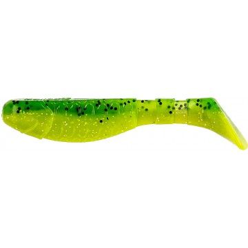 Виброхвост Chubby 3,55"/9 см Green Lime 5шт. (HS-4-010) Helios