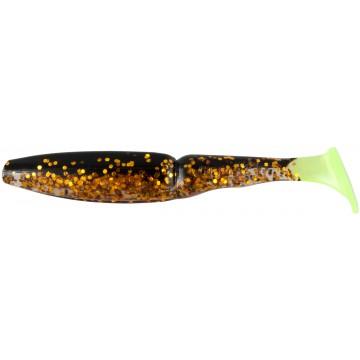 Виброхвост несъедоб. Helios Guru 5,0"/12,17 см Black Sparkles LT 50шт. (HS-31-033-N)