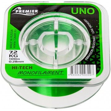 Леска UNO 0,28mm/100m Green Nylon (PR-U-G-028-100) Premier Fishing