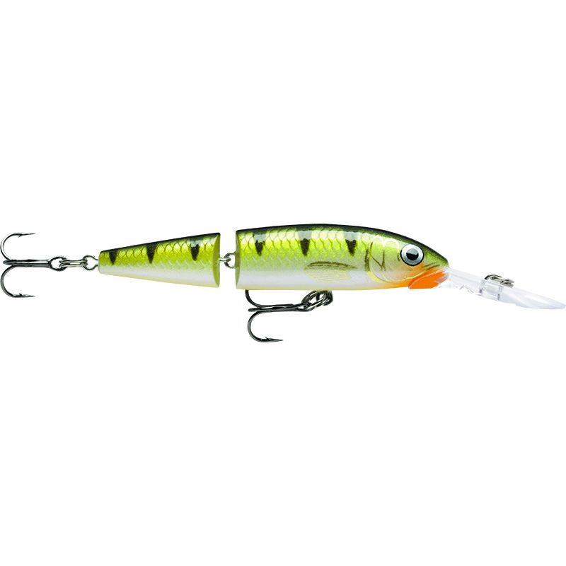 Воблер RAPALA Jointed Deep Husky Jerk 08 /YP /суспендер/ 1,2-2,4м, 8см, 5гр