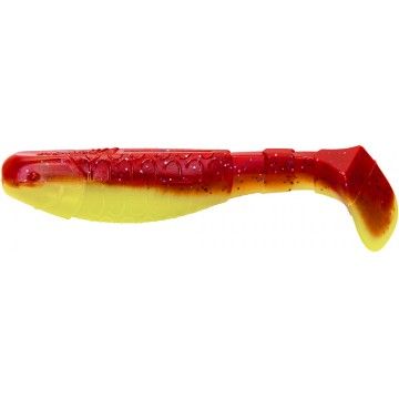 Виброхвост Chubby 3,55"/9 см Red Lemon 5шт. (HS-4-050) Helios