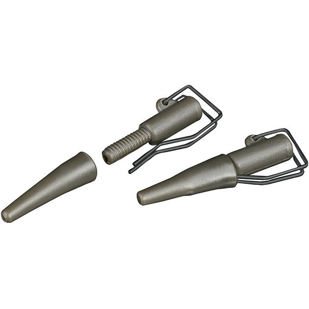Клипса для карповых грузил Mikado мощная (тёмно-зелёный) AMC-9054-07  ( 6 шт.)