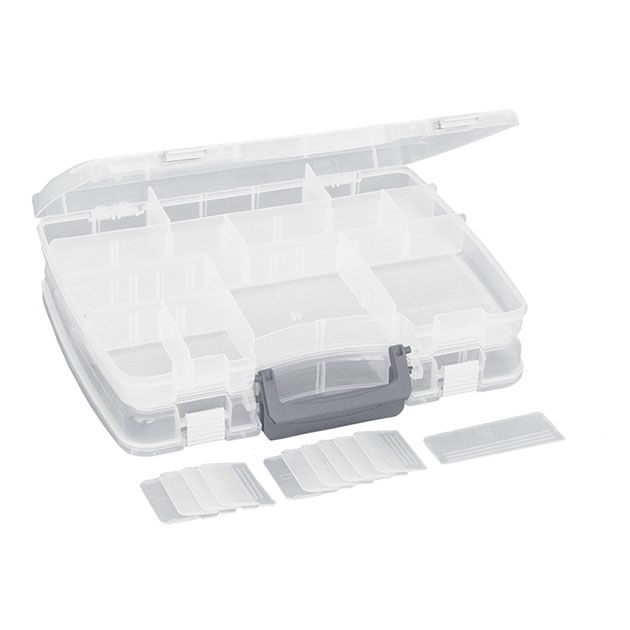 Коробка рыболова Mikado двухсторонняя UAC-C001 (27 x 21 x 11 см.)