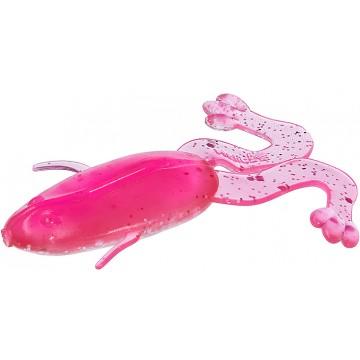 Лягушка Helios Crazy Frog 2,36"/6,0 см Silver Sparkles & Pink 10шт. (HS-22-035)