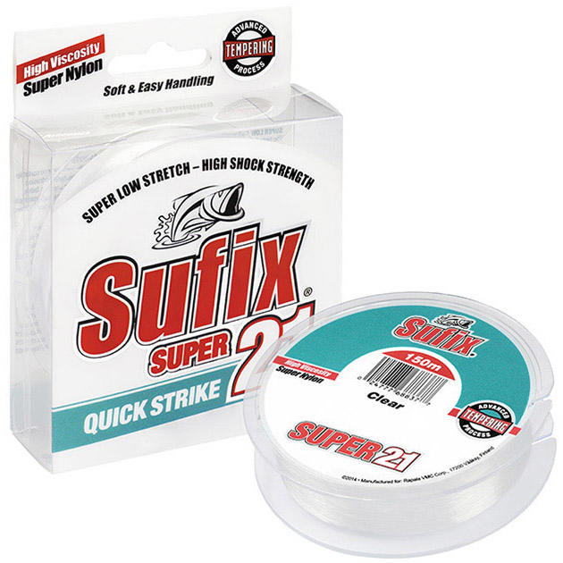 Леска SUFIX Super 21 Clear 150м 0.25мм