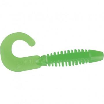 Твистер Helios Din 3,11"/7,9см Electric green 6шт. (HS-33-007)