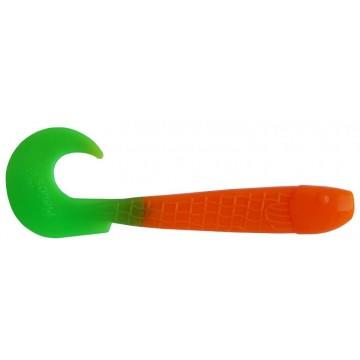 Твистер Helios Hybrid 2,75"/7,0 см Orange & Green 7шт. (HS-13-025)