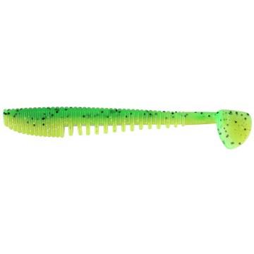 Виброхвост Helios Varuna 4,33"/11см Green Lime 7шт. (HS-35-010)