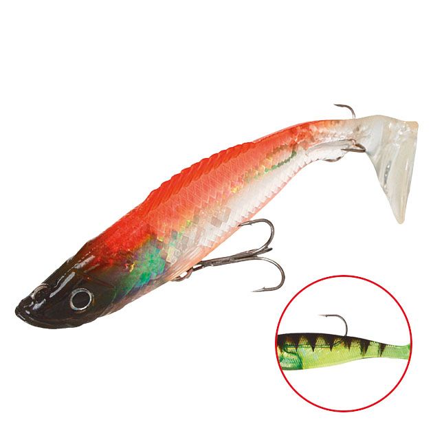Виброхвост оснащенный Mikado CRYSTAL FISH WXH-59-10см/60 ( 2 шт.)