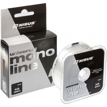Леска MONOLINE Universal 0,40mm/100m Nylon Transparent (N-MU-040-100) Nisus