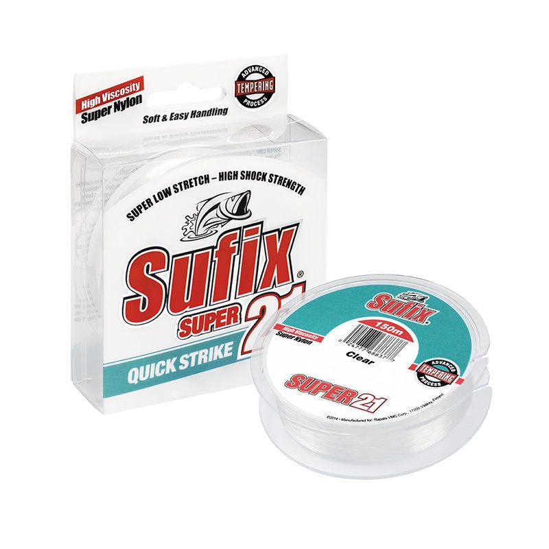 Леска SUFIX Super 21 прозрачная 150 м 0.35 мм 10.7 кг