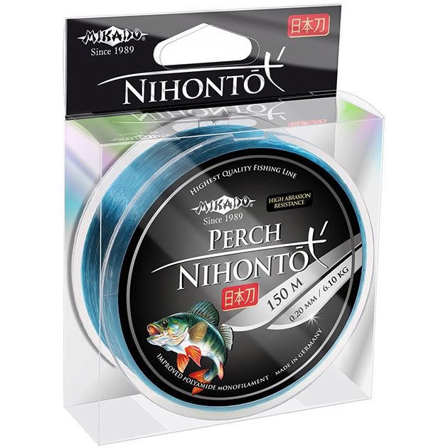 Леска мононить Mikado NIHONTO PERCH 0,22 (150 м) - 6.65 кг.