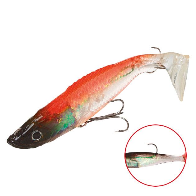 Виброхвост оснащенный Mikado CRYSTAL FISH WXH-59-12см/49 ( 2 шт.)