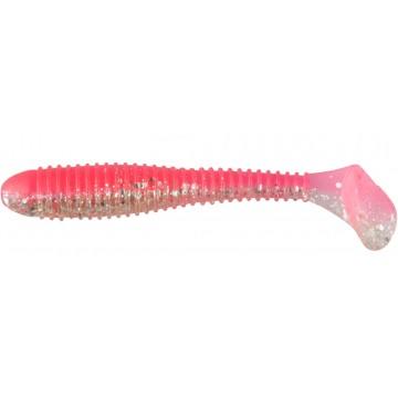 Виброхвост Helios Catcher 3,55"/9 см Silver Sparkles & Pink 5шт. (HS-2-035)