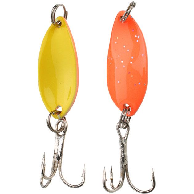 Блесна колеблющаяся Mikado TROUT CAMPIONE MINI  1.4 г. / 2.2 см. - оранжевый-желтый