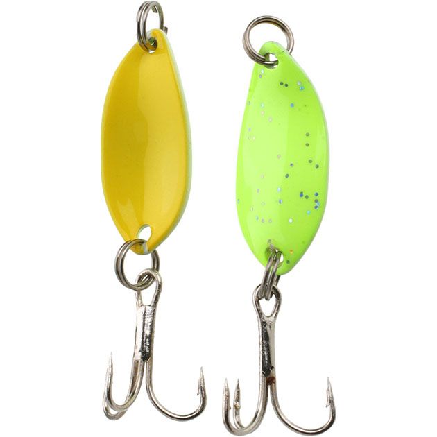 Блесна колеблющаяся Mikado TROUT CAMPIONE MINI 1.4 г. / 2.2 см. - зелёный-желтый
