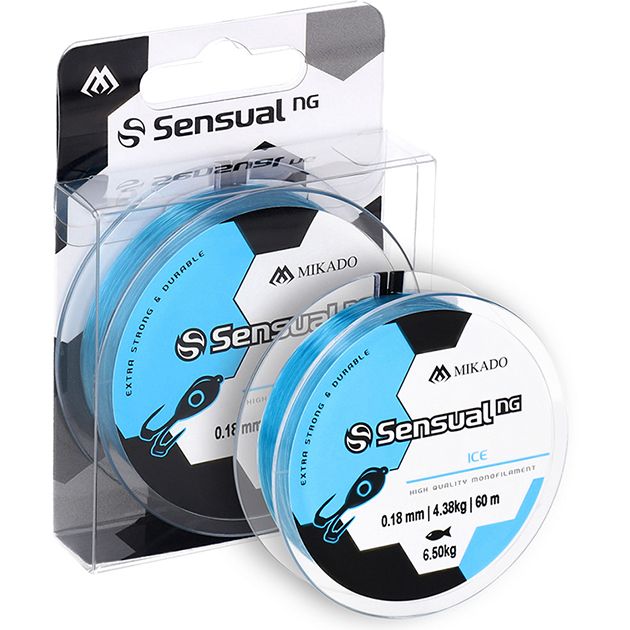 Леска зимняя Mikado SENSUAL N.G. ICE 0,14 (60 м) - 2,80 кг.