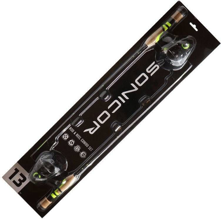 Набор из двух удочек рыболовных  13 Fishing SoniCor Ice Combo Promotional 2 Pack - 24" ML & 24" UL