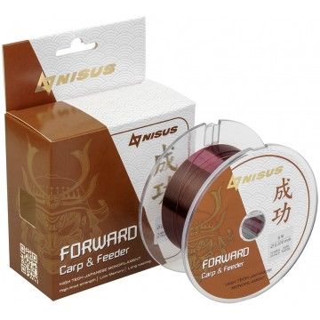 Леска FORWARD Carp&Feeder brown 0,370mm/150m Nylon (N-FCF-0370-150) Nisus