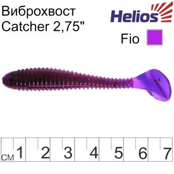 Виброхвост Helios Catcher 2,75"/7 см Fio 7шт. (HS-1-012)