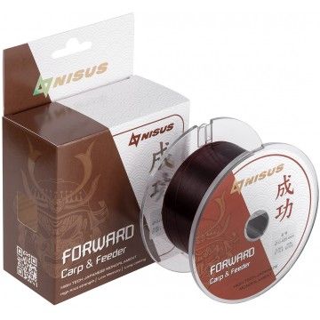 Леска FORWARD Carp&Feeder brown 0,405mm/150m Nylon (N-FCF-0405-150) Nisus