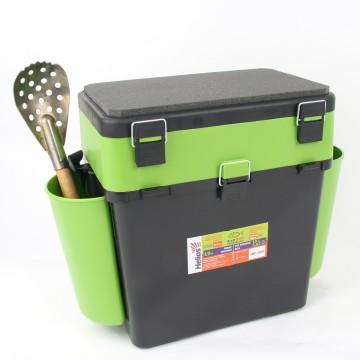Ящик зимний "FishBox" (19л) зеленый Helios